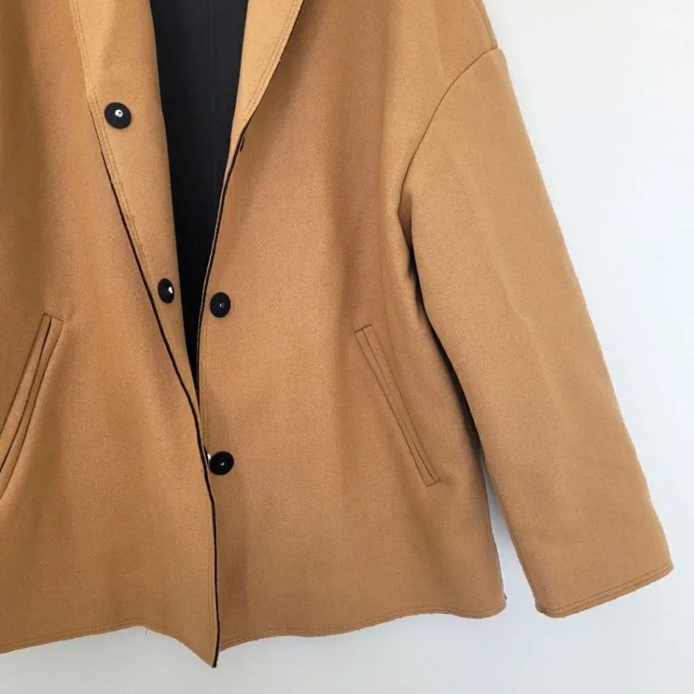 GAP drop shoulder wool blend jacket - Picture 8 of 15